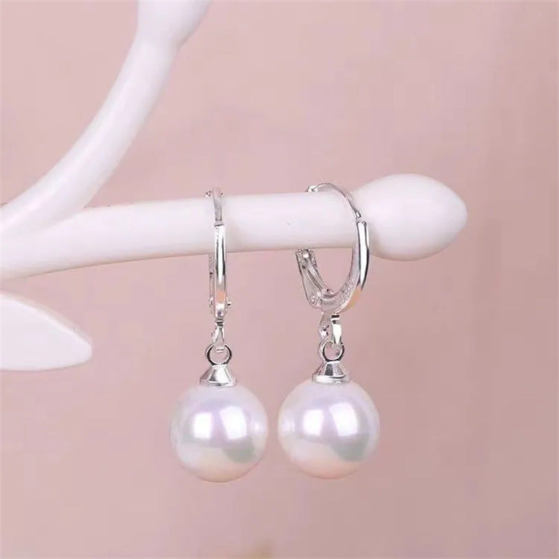 Eleganta örhängen med pärlor & vattendroppar – Guld & Silver