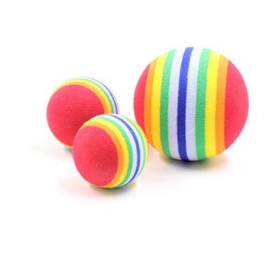 Cat & Dog Rainbow Play Balls – Safe, Fun & Durable