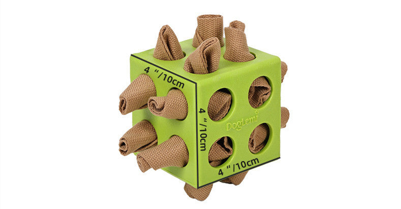 Dog Cube Molar Toy – Long-Lasting Educational Play