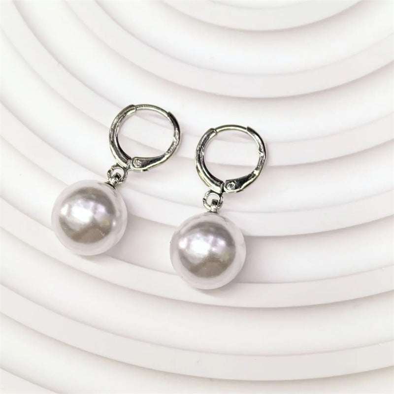 Eleganta örhängen med pärlor & vattendroppar – Guld & Silver