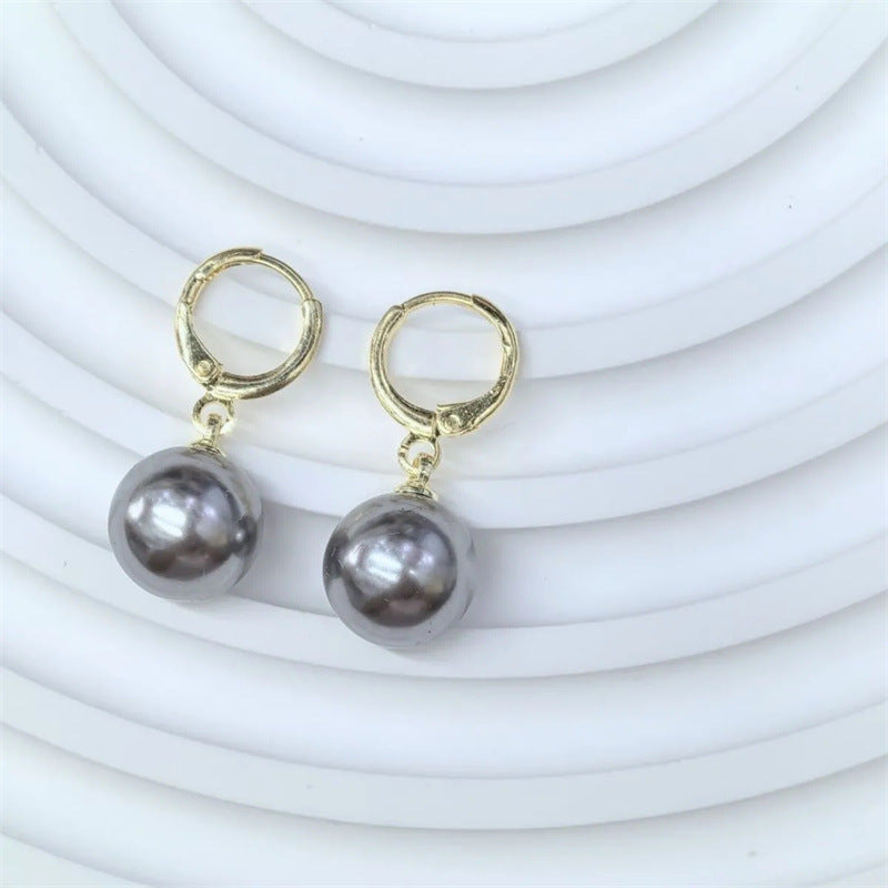 Eleganta örhängen med pärlor & vattendroppar – Guld & Silver