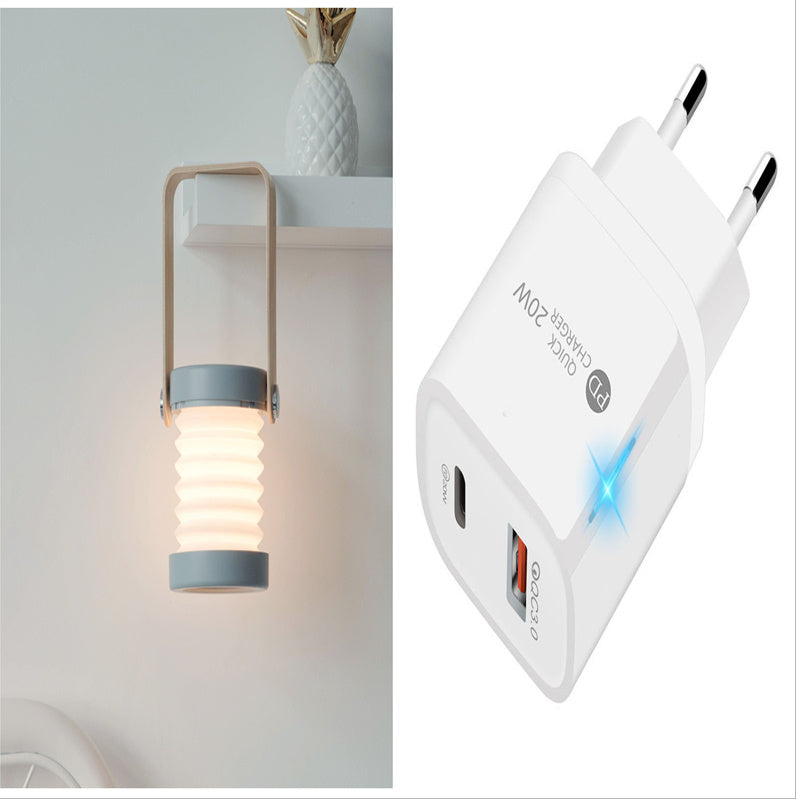 Foldable LED Night Light – Touch, Dimmable & USB Uppladdningsbar