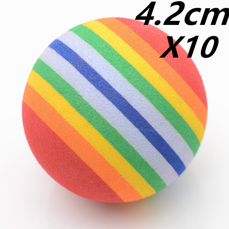 Cat & Dog Rainbow Play Balls – Safe, Fun & Durable