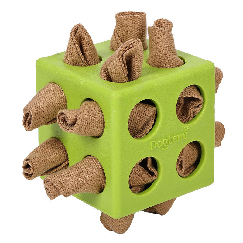 Dog Cube Molar Toy – Long-Lasting Educational Play